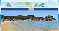 Desktop Screenshot of campingcastellpark.com